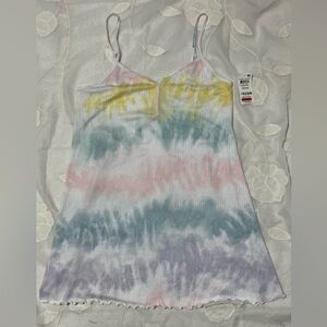 Jenni Pastel Tie-Dye Spaghetti Strap Top
